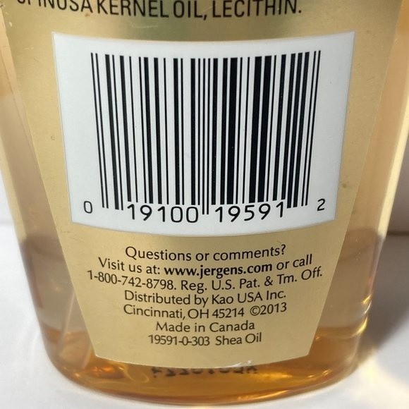 Jergens Shea Beauty Oil 1 Bottle DISCONTINUED 5oz Body Oil Luminizer - Picture 10 of 13